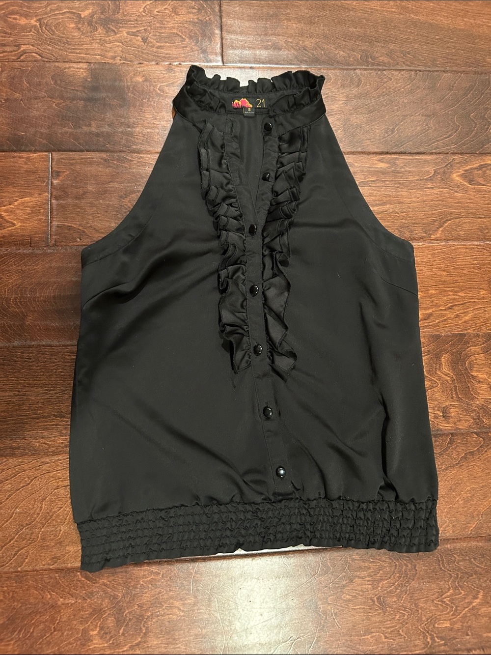 Vintage Forever 21 Tuxedo Halter Top